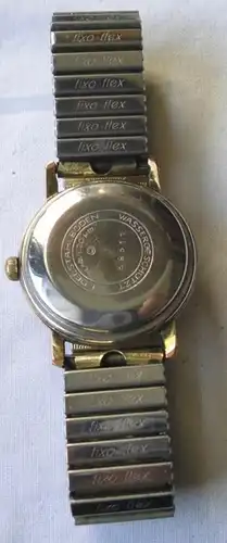 seltene Glashütte Herren Armbanduhr Automat mit Metallarmband (115082)