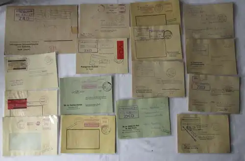 Collection de 27 lettres DDR ZKD Service central de messagerie (124062)