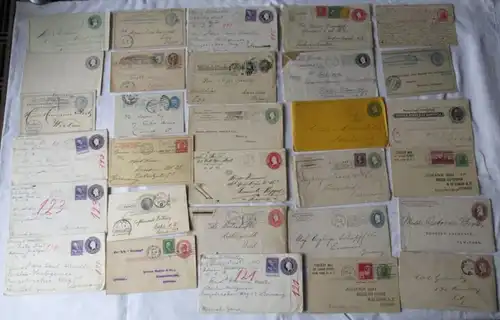 Collection de 108 x lettres et cartes postales USA souvent avant 1900 (102875)