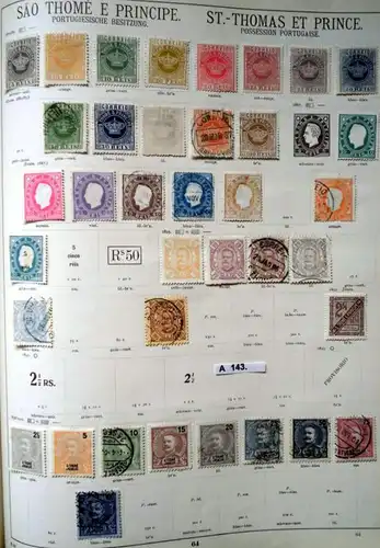 belle collection de timbres de haute qualité São Tomé et Príncipe portug. Propriété