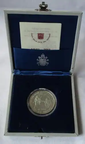 10 Euro Vatican 2003 PP "25e année pontificale Jean Paul II." Box (134710)