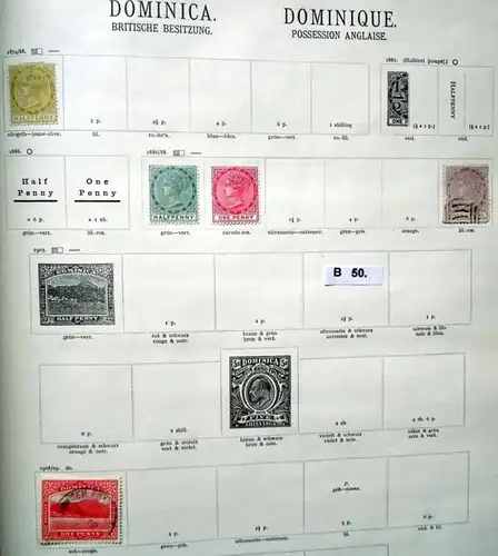 belle collection de timbres de haute qualité Dominique République dominicaine