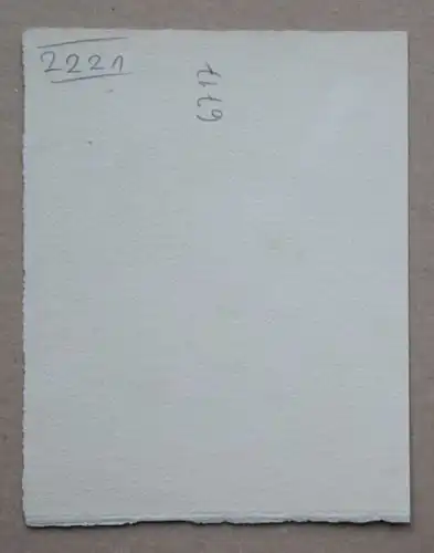 Max Ernst: Kleine nicht signierte und betitelte Originalgrafik.