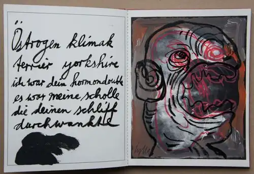 Unikatbuch: ''''Matthias'''' Baaader Holst: Golemeimer. Zeichnungen Klaus Zylla.