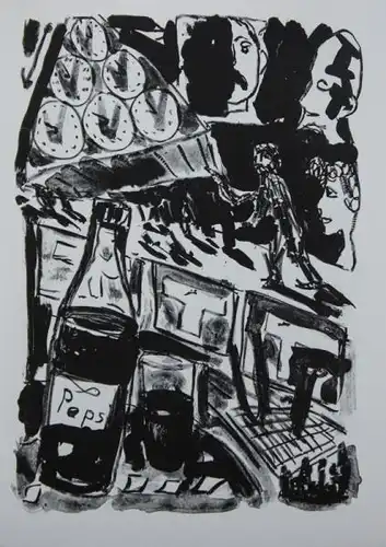 Müller, Heiner: Wolokolamsker Chaussee IV und V. - A. R. Penck Lithographien.