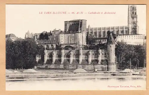 CPA Albi, Cathedrale et Archeveche, ungel.