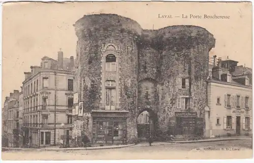 CPA Laval, La Porte Beucheresse, gel.