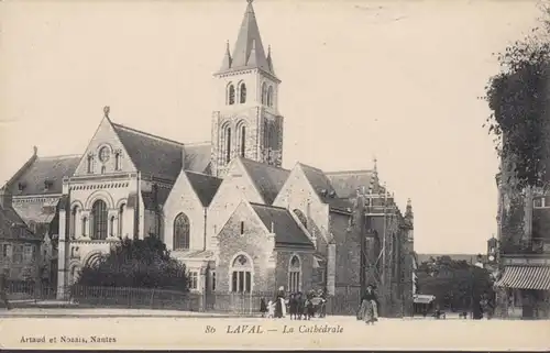 CPA Laval, La Cathédrale, ungel.