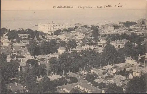 CPA Arcachon Vue générale, non circulé