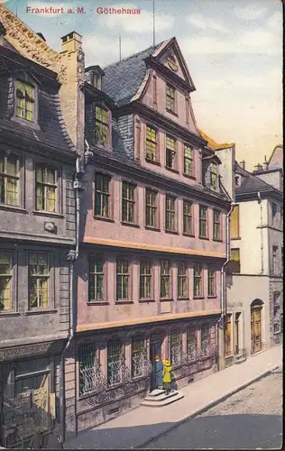 AK Frankfurt a. Main Goethehaus, ungelaufen