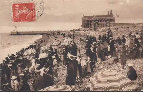 CPA Le Tréport La Plage, circulé 1920