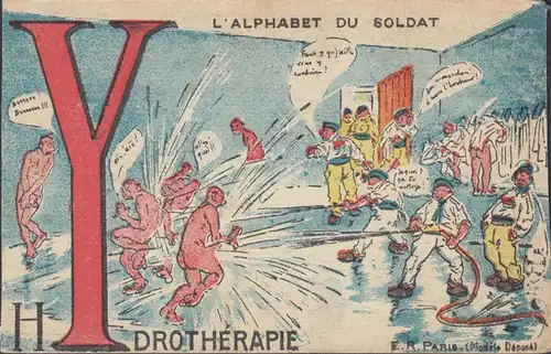 L'Alphabet du Soldat, Hydrotherapie, non circulé