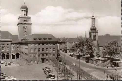 Witten, place de la mairie et de l'église de Saint-Gris, couru