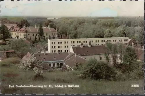 Bad Deutsch-Altenburg, Schloß und Kurhaus, gelaufen