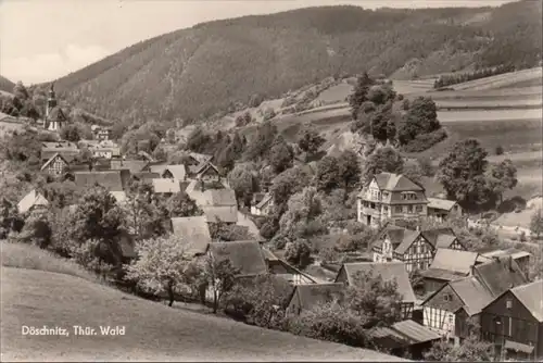 Döschnitz, Stadtansicht, gelaufen 1971