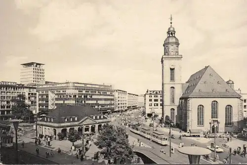 Frankfurt a. Main, Hauptwache mit Zeil, Strassenbahn, ungelaufen