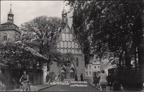 Luckenwalde, Johanniskirche und Marktturm, ungelaufen