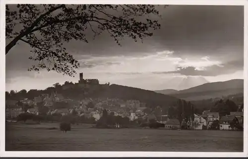 Königstein, vue de la ville, couru en 1953