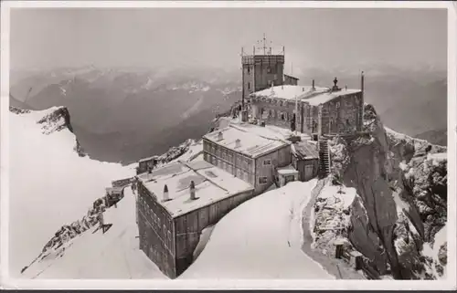 Zugspitzbahn, Münchner Haus, gelaufen 1951