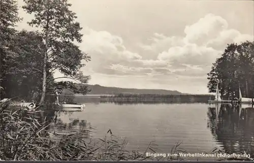 Brandenburg, entrée du canal de Webellin, couru en 1968