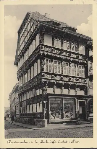 Einbeck, Renaisancehaus, gelaufen 1955