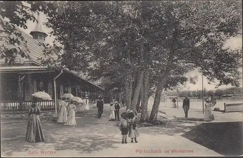 Pörtschach a. Wörthersee, Cafe Werzer, ungelaufen