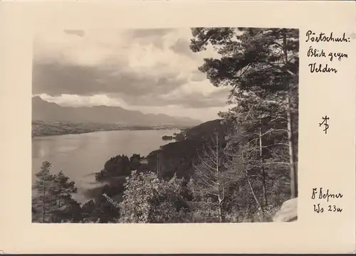 Pörtschach a. Wörthersee, vue sur Velden, incurvée