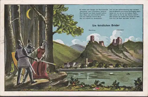 Bornhofen, Die feindlichen Brüder, Sternberg, Liebenstein, gelaufen 1926