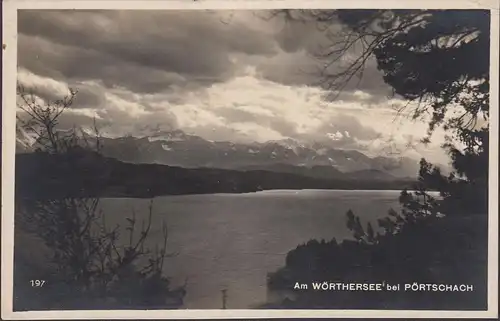 Am Wörthersee bei Pörtschach, gelaufen 1925