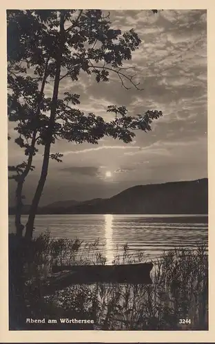 Abend am Wörthersee, ungelaufen