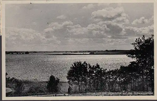 Angerburg, Blick von der Jägerhöhe auf den Schwenzaitsee, gelaufen 1941