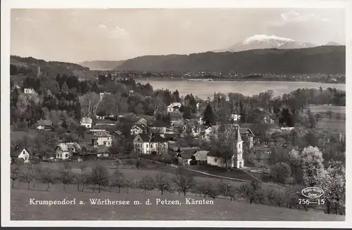 Krumpendorf am Wörthersee  mit dem Petzen, ungelaufen