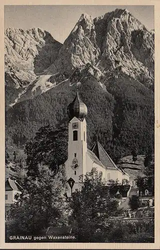 Grainau gegen Waxensteine, Kirche, ungelaufen