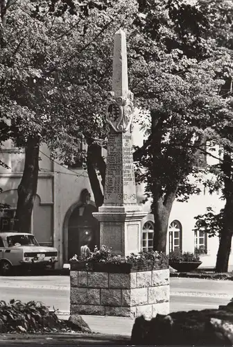 Oberwiesenthal, Distanzsäule, ungelaufen