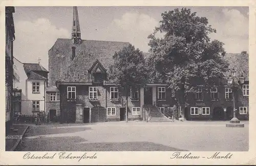 Eckernförde, hôtel de ville et marché, inachevé