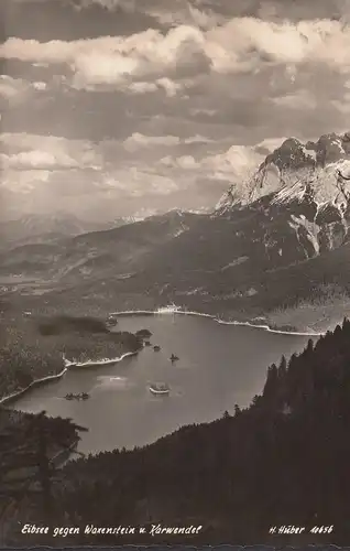 Eibsee gegen Waxenstein und Karwendel, ungelaufen