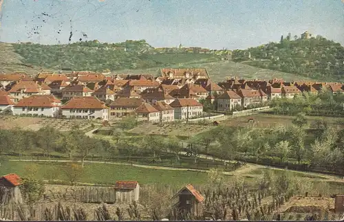 AK Luginsland, Blick auf Rotenburg und Kapelle, gelaufen 1930