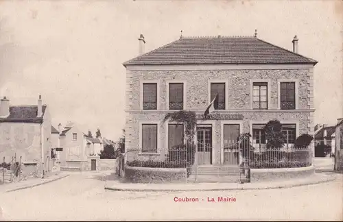 CPA Coubron, La Mairie, ungelaufen