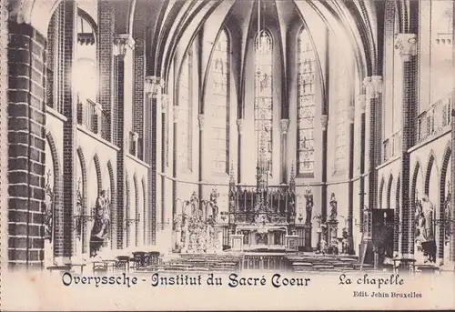 CPA Overyssche, Institut du Sacré Coeur, La Chapelle, ungelaufen