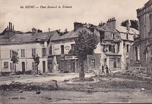 CPA Reims, Place Ruinard de Brimont, ungelaufen