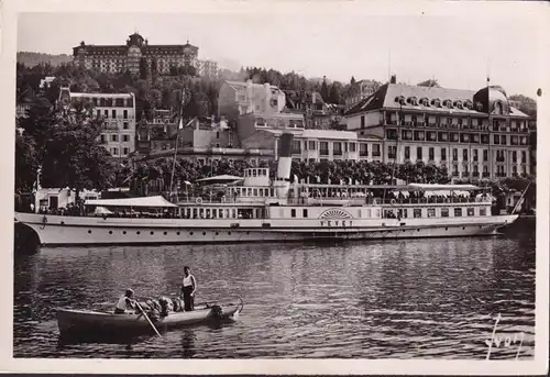 CP Évian les Bains, Le port vers le Royal Hôtel, inachevé