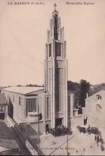 CPA Le Raincy, Nouvelle Église, ungelaufen