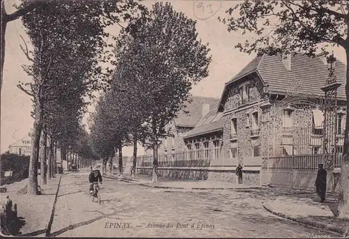 CPA Épinay, Avenue du Pont d Épinay, ungelaufen