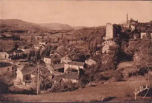 CPA Cuzorn, Vue Generale et Vallee de la Lemance, ungelaufen