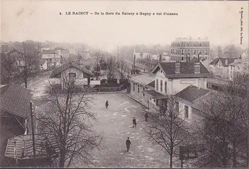 CPA Le Raincy, De la Gare du Raincy a Gagny a vol d oiseau, ungelaufen