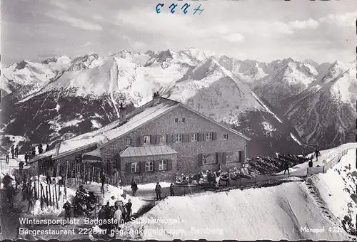 AK Bad Gastein, Stubnerkogel, Bergrestaurant, ungelaufen