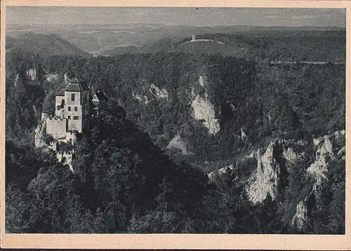 AK Fridingen, Schloss Bronnen, Heuberghöhen, ungelaufen