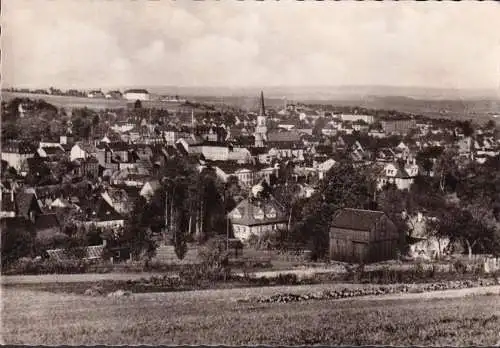 AK Stollberg, Stadtansicht mit Kirche, ungelaufen