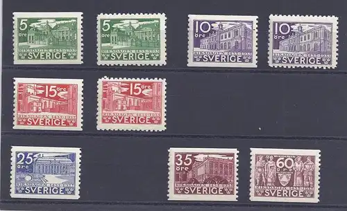 Schweden, Reichstag 221/26 A+B komplett postfrisch. #1069