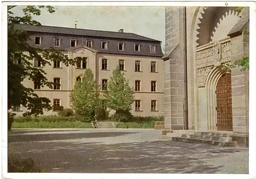 BRD 1957, Landpost Stpl. 13a HESSELBERG  über Wassertrüdingen auf AK m. 2x10 Pf.